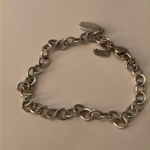 James Avery forged link charm bracelet